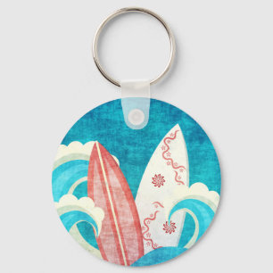 Coole Grunge Surfboards Schlüsselanhänger