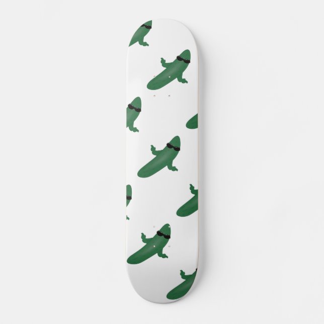 Coole Gurke Skateboard (Vorderseite)