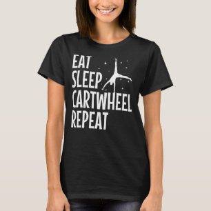 Coole Gymnastik für Mädchen Tumbling Cheerlead T-Shirt