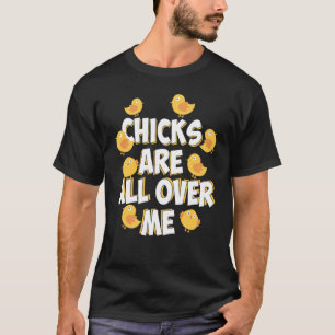 Coole Hähnchen sind für Männer ganz in Ost T-Shirt