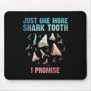 Coole Hai Zähne Kunst für Männer Megalodon-Zelt Mousepad