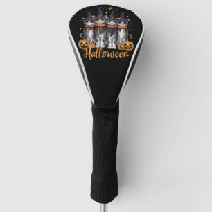 Coole Halloween-Katzen Geschenk für Tochter Gesche Golf Headcover