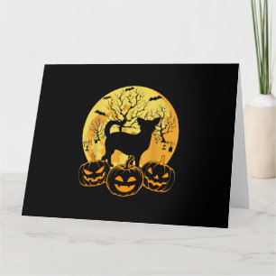 Coole Halloween Kostüme Chihuahua Dog Lover Ohrts Karte