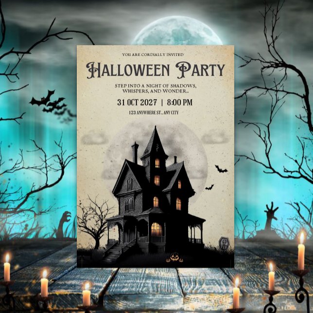 Coole Halloween-Party Einladung (Von Creator hochgeladen)