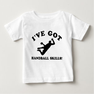 COOLE HANDBALL-FÄHIGKEITS-ENTWÜRFE BABY T-SHIRT
