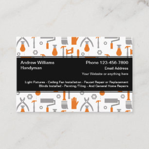 Coole Handyman Einmalige Visitenkarten Visitenkarte
