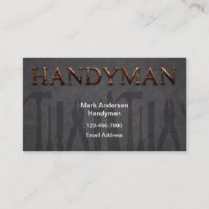 Coole Handyman Theme Business Cards Visitenkarte