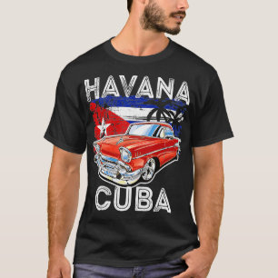 Coole Havanna Cuba Retro Vintage Muskeln Grafik T-Shirt