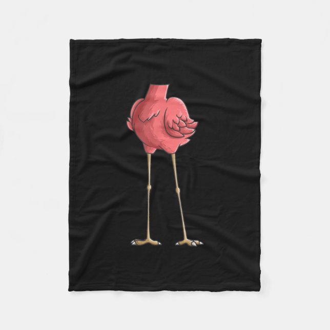 Coole Headless Flamingo Halloween Kostümgeschenke Fleecedecke (Vorderseite)