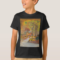 Coole Herbstsaison Vintage Kunst drucken
