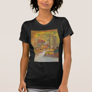 Coole Herbstsaison Vintage Kunst drucken T-Shirt