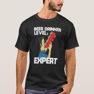 Coole Herren Statement Bier Trinken Alkohol Party  T-Shirt