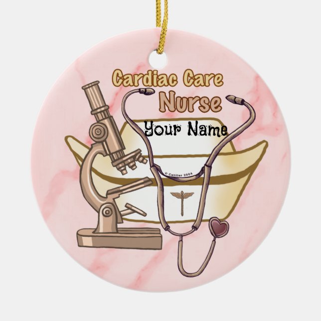 Coole Herzkrankheit Keramik Ornament (Vorne)