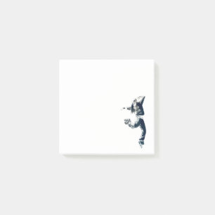 Coole Hip Hop Dancer Girl Illustration Post-it Klebezettel
