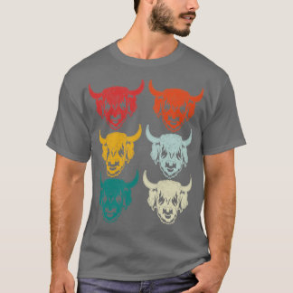 Coole Hochlandkuh T-Shirt