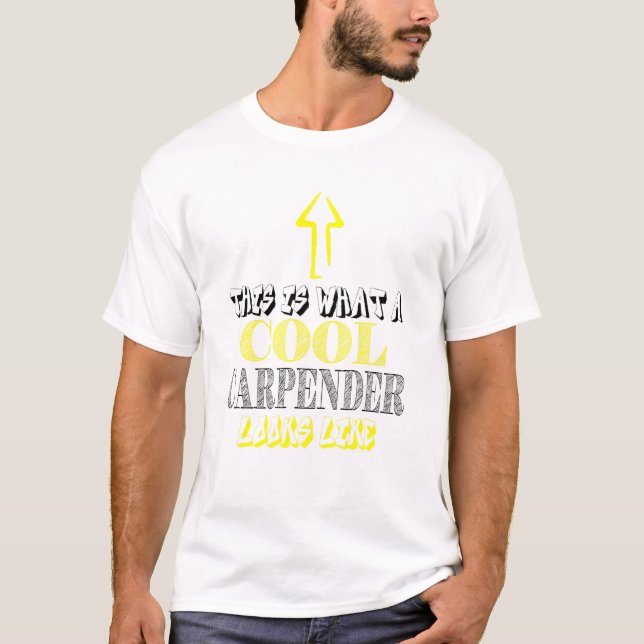 Coole Holzbearbeitung T-Shirt (Vorderseite)