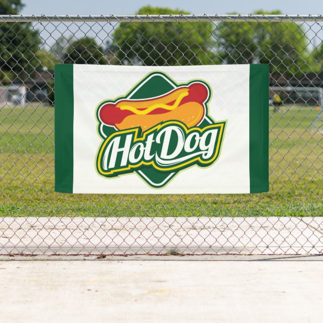 coole Hotdog-Anbieter Banner (Insitu)