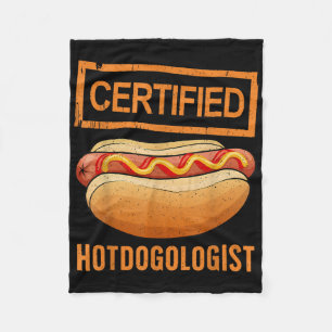 Coole Hotdog-Outfit Für Männer Frauen Erwachsener Fleecedecke