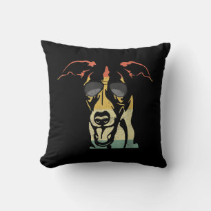 Coole Hühner Hunde Retro Vintager T - Shirt Kissen