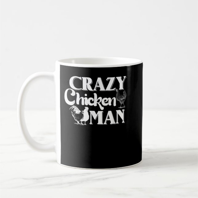 Coole Hühnerkunst Frauen Kinder Hühnerfleisch Kaffeetasse (Links)