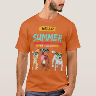 Coole Hunde, die Sommer Lieben T-Shirt