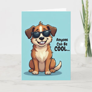 Coole Hunde-Geburtstagskarte Karte