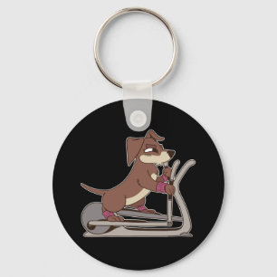 Coole Hunde Lieben Workout Schlüsselanhänger