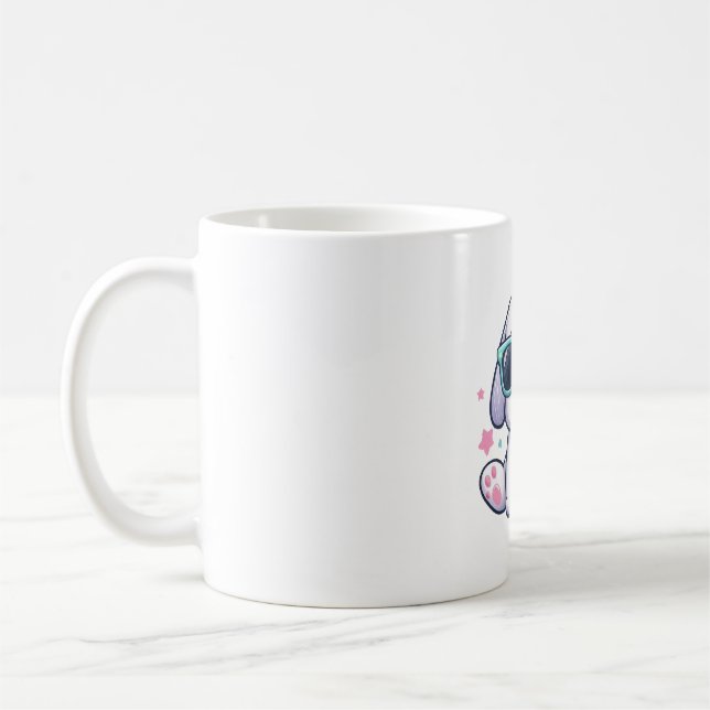 Coole Hundestil Kaffeetasse (Links)
