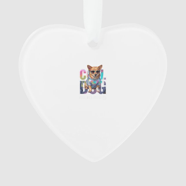 Coole Hundestil Ornament (Vorderseite)