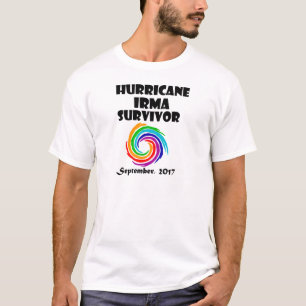Coole Hurrikan-Irma-Überlebend-Kunst T-Shirt