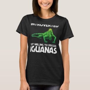 Coole Iguana für Männer Lizard Reptile Herpeto T-Shirt