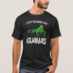 Coole Iguana für Männer Lizard Reptile Herpetol T-Shirt