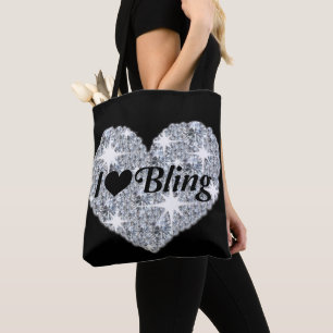 Coole Imitate Diamonds 'I Liebe Bling' Herzdesign