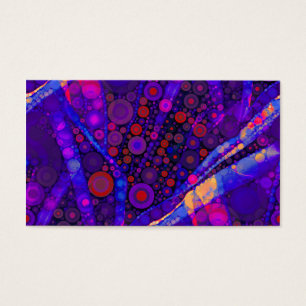 Coole Indigokonzentrische Kreise Abstraktes Mosaik