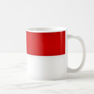 Coole indonesische Flagge Kaffeetasse