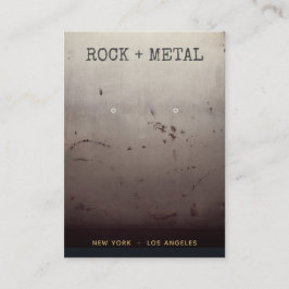 Coole industrielle Grunge Textur Ofenanzeige Visitenkarte