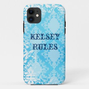 Coole iPhone 5 Hüllen für Mädchen Distressed Blau