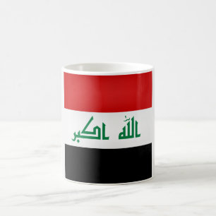 Coole irakische Flagge Kaffeetasse