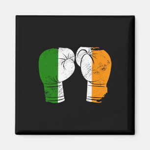 Coole Irland-Flagge Vintage-Irische-Flagge-Boxhand Magnet