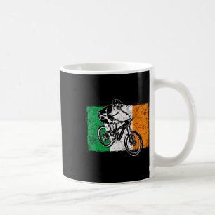 Coole Irland-Flagge Vintage-Irische-Flagge Mtb Mou Kaffeetasse