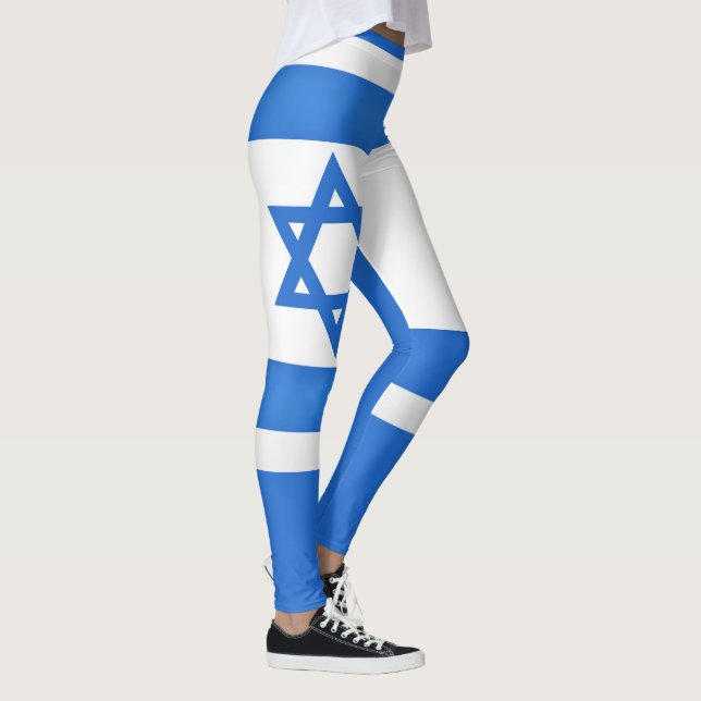 Coole israelische Flagge Leggings (Rechts)