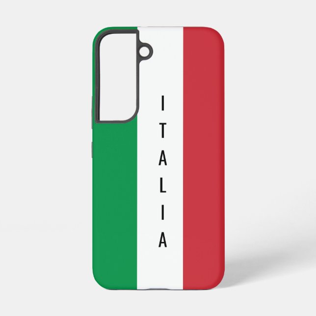 Coole italienische Flagge Samsung Galaxy S22 Fall Samsung Galaxy Hülle (Rückseite)