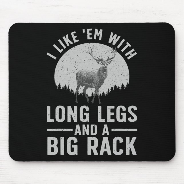 Coole Jagdkunst für Männer Wildli Jagd Mousepad (Vorne)