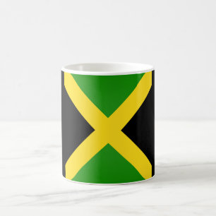 Coole jamaikanische Flagge Kaffeetasse