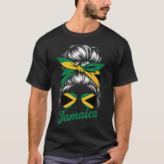 Coole jamaikanische Kunst für Frauen Mädchen Mama T-Shirt