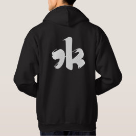 Coole Japanisch-Weiße-Text-Männer schwarz Hoodie
