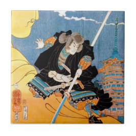 Coole japanische legendäre fliese