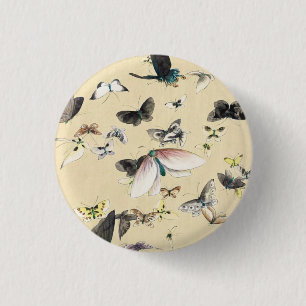 Coole japanische Vintage ukiyo-e Button