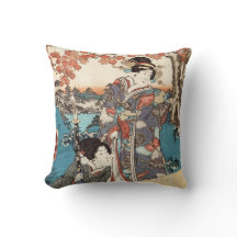 Coole japanische Vintage-Ukiyo-e-Geisha-Alte Schri