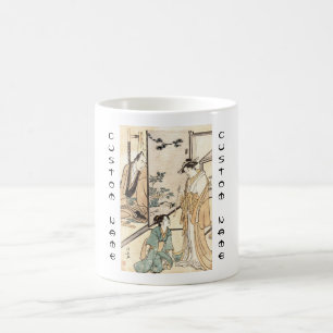 Coole japanische Vintage Ukiyo-e-geisha-Rolle Kaffeetasse